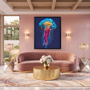 Jellyfish Cerulean Glow — Jellyfish Cerulean Glow Pink Pleasure Port 151