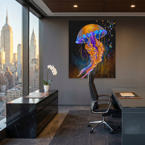 Jellyfish Cerulean Luminescence — Jellyfish Cerulean Luminescence Office View Port 108