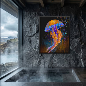 Jellyfish Cerulean Luminescence — Jellyfish Cerulean Luminescence Sauna Dark Port 218