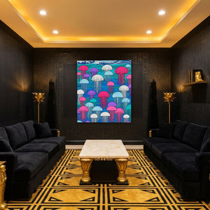 Jellyfish Hokusai Wave — Jellyfish Hokusai Wave Egyptian Room Port 29
