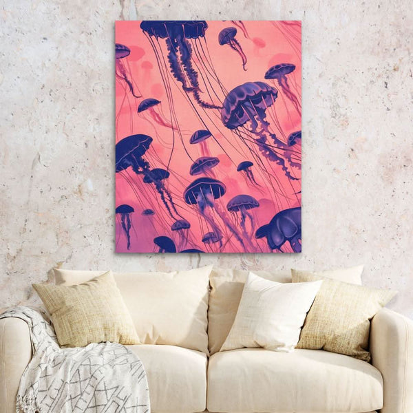 Jellyfish School in a room