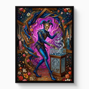 Jester's Diamond Hoard — jester's diamond hoard white studio framed black