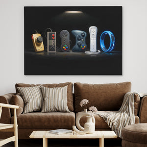 Joystick History Progression — Joystick History Progression Brown Couch 30