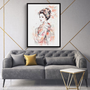 Kimono Bloom โ kimono bloom sq high fashion 1port framed black