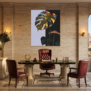 King Golden Ascendant - Luxury Wall Art
