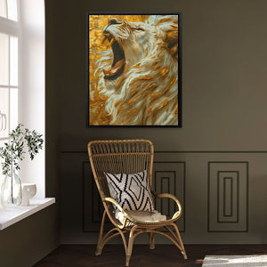 King of the Sahara - Wall Art in Black Frame