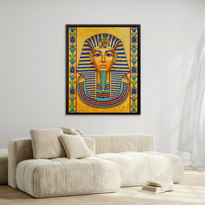 King Tut Mosaic — King Tut Mosaic Wing Blown Curtains 231