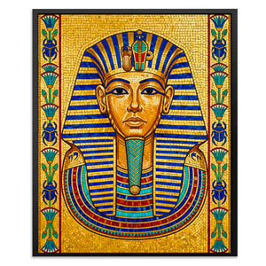King Tut Mosaic — King Tut Mosaic Front Facing Portrait2 51
