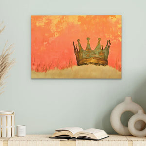 King Without a Kingdom - Gold Canvas Print