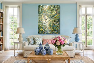 Kingfisher Golden Flight โ kingfisher golden flight living room interior 3 1port flush print