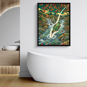 Kingfisher River Dive โ kingfisher river dive sq bathroom hotel 1port framed black