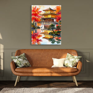 Kinkaku-ji Autumn - Luxury Wall Art