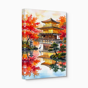 Kinkaku-ji Autumn - Luxury Wall Art