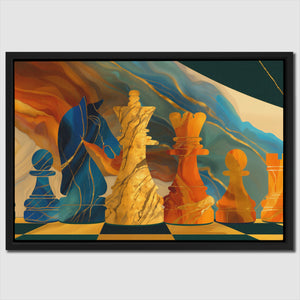Knights Strategic Dawn - Luxury Wall Art