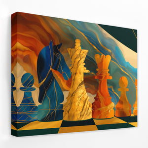 Knights Strategic Dawn - Luxury Wall Art