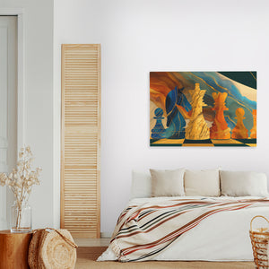 Knights Strategic Dawn - Luxury Wall Art