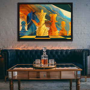 Knights Strategic Dawn - Luxury Wall Art