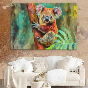 Koala Karma - Koala Wall Art in Black Frame