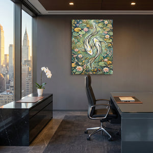 Koi Golden Harmony — koi golden harmony sq office view 1port flush print