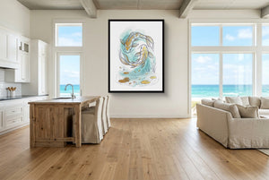 Koi Yin-Yang - Luxury Wall Art