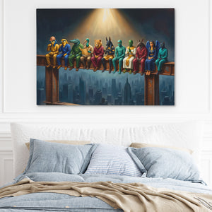Laborers Golden Hour — Laborers Golden Hour Light Blue Bed 146
