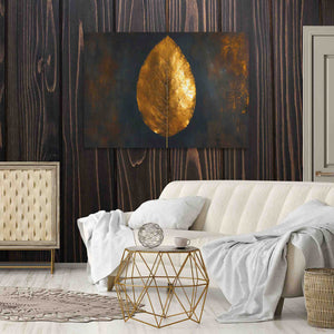 Leaf of Gold - Luxury Wall Art