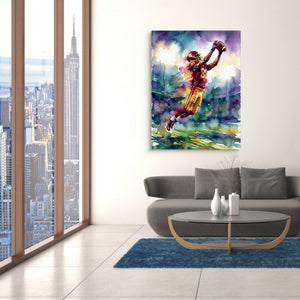 Leaping Receiver - Luxury Wall Art