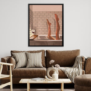 Legs in a Bath - Luxury Wall Art