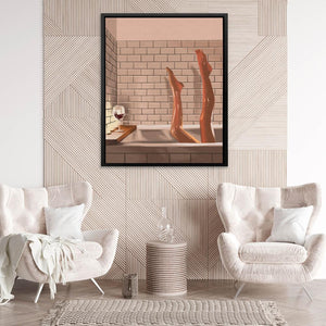 Legs in a Bath - Luxury Wall Art