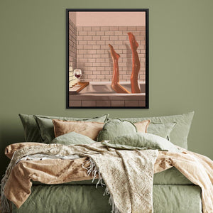 Legs in a Bath - Luxury Wall Art