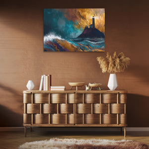 Lighthouse Stormy Vigil — Lighthouse Stormy Vigil Brown Room Clean 20