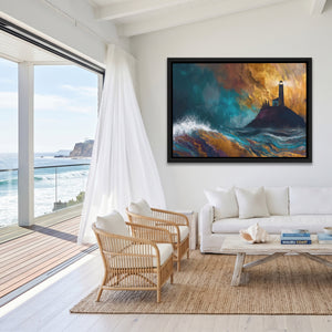 Lighthouse Stormy Vigil — Lighthouse Stormy Vigil Malibu Beach Land 180