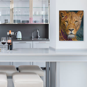 Lightning Mane Portrait - Luxury Wall Art