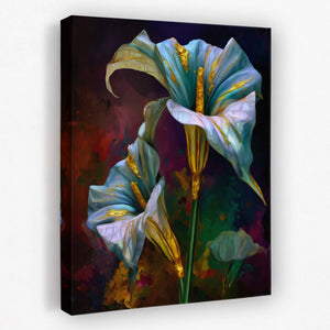 Lily Twilight Duet - Luxury Wall Art