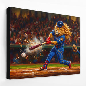 Lion Base Hit — Lion Base Hit Landscape Side View Black Wrap 176