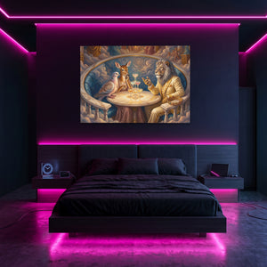 Lion Celestial Banquet โ Lion Celestial Banquet Pink Neon Room Land 240