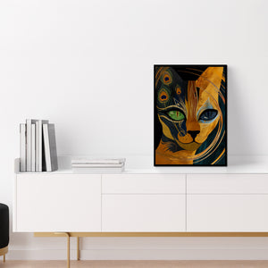 Lion Peacock Convergence - Luxury Wall Art