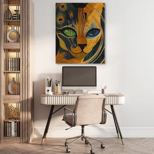 Lion Peacock Convergence - Luxury Wall Art