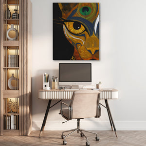 Lion Plume Oracle - Luxury Wall Art