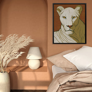 Lioness Amber Portrait