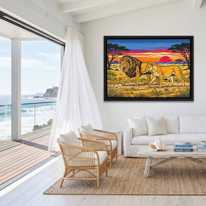 Lions African Sunset — Lions African Sunset Malibu Beach Land 181