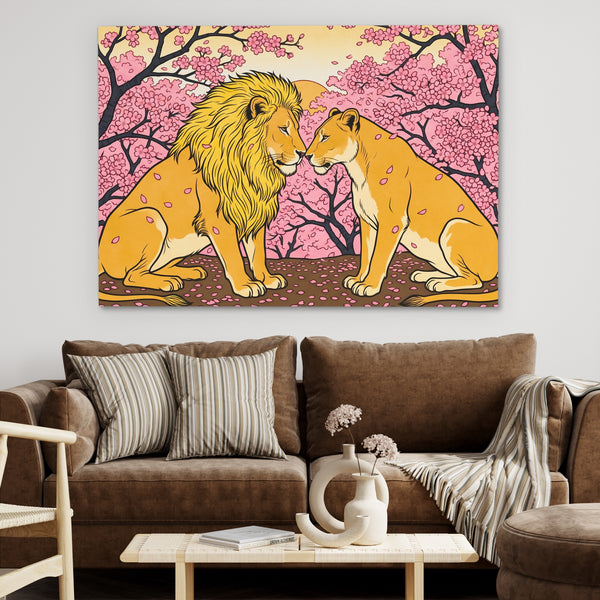 Lions Cherry Blossom in a room