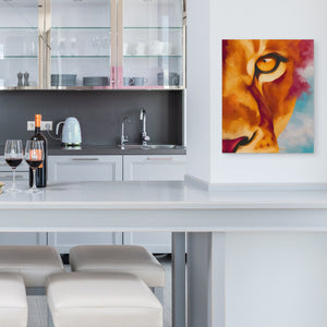 Lion's Copper Eclipse - Luxury Wall Art