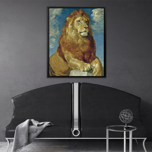 Lion's Marble Throne - Luxury Wall Art