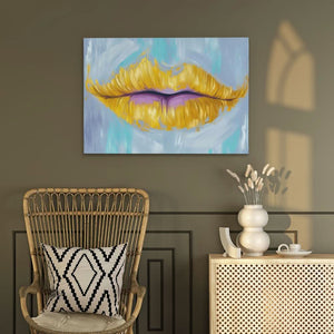 Lips of a Goddess - Luxury Wall Art