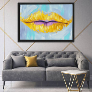 Lips of a Goddess - Luxury Wall Art