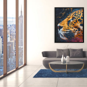 Liquid Leopard - Large Modern Canvas Print