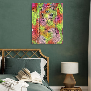 Llama Multivision - Luxury Wall Art