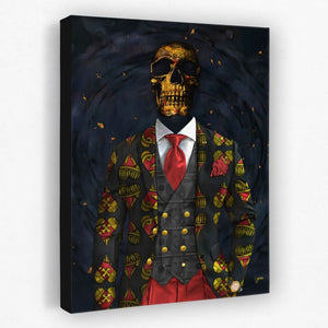 Lucky Skull - Luxury Wall Art