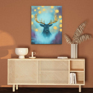 Luminary Stag - Large Canvas Print